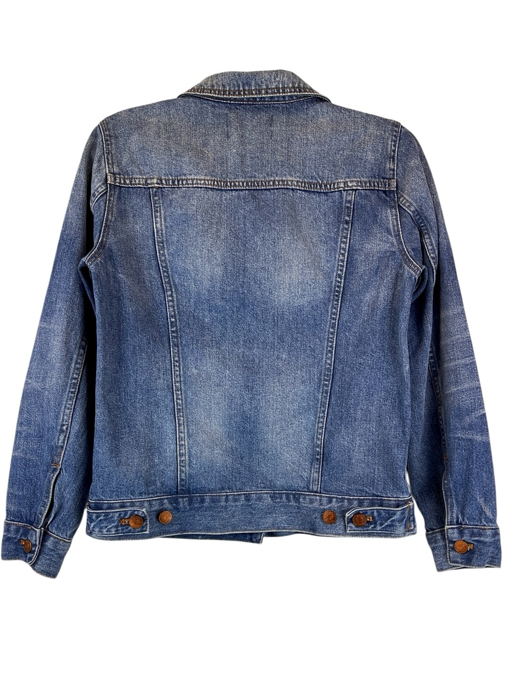 Madewell The Jean Jacket In Pinter Wash Denim Cotton Classic Sz S - Picture 4 of 11